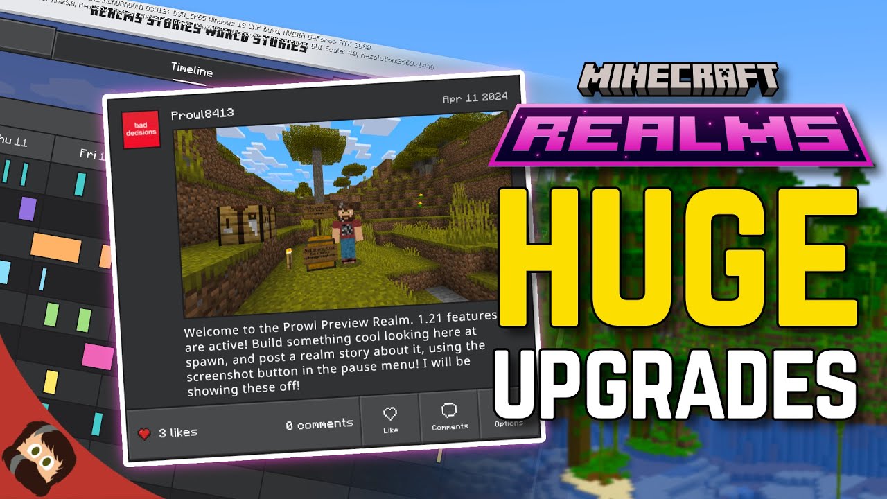 HUGE NEW Realms Improvements. Stories, Render Distance, Performance, and MORE | Minecraft Bedrock