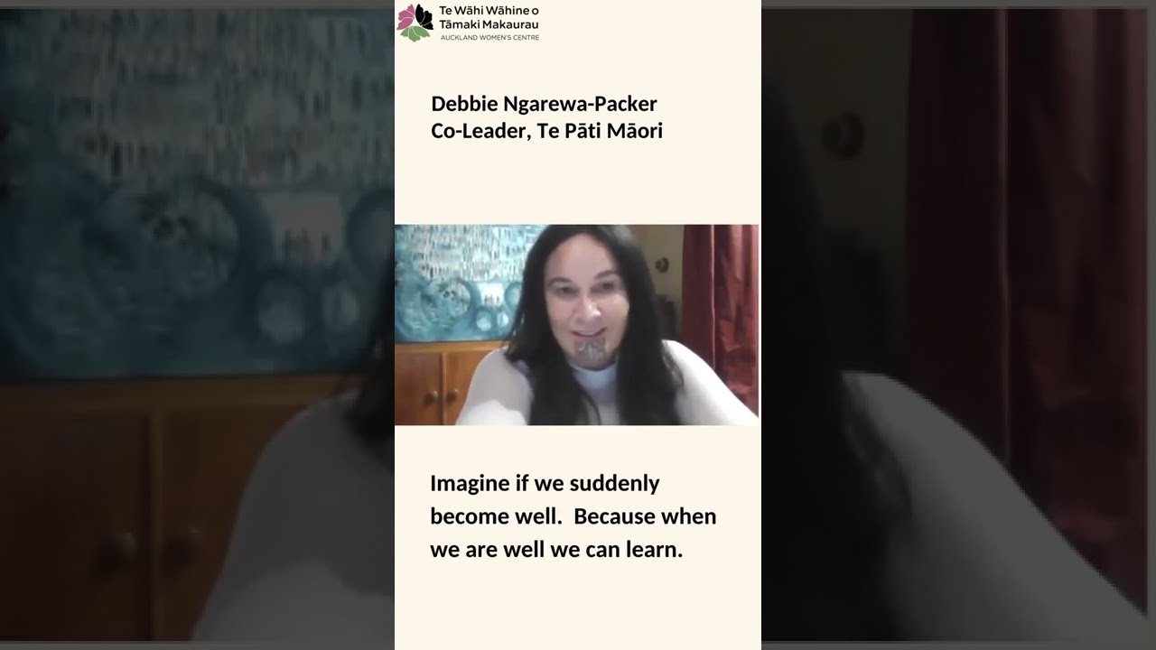 Community kōrero with Debbie Ngarewa-Packer