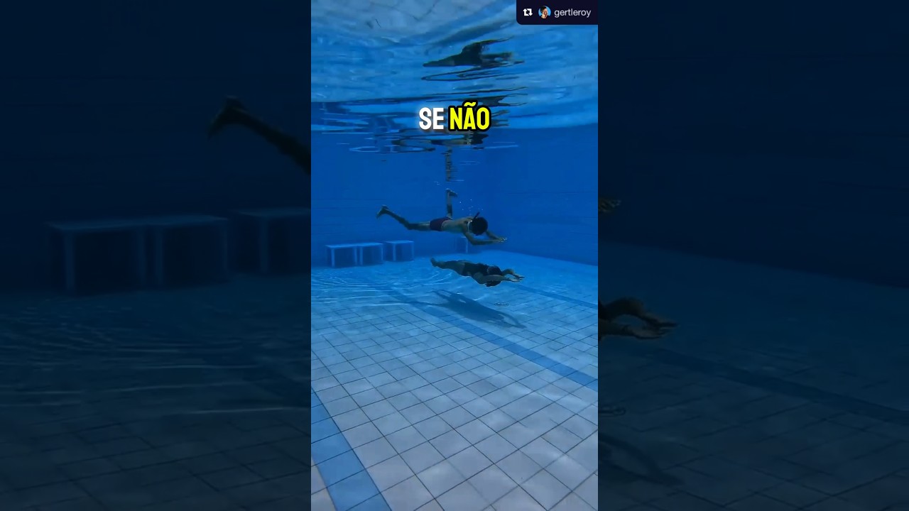COMO NADAR EMBAIXO DA &Aacute;GUA!  #shorts #nata&ccedil;&atilde;o #swimming #swim