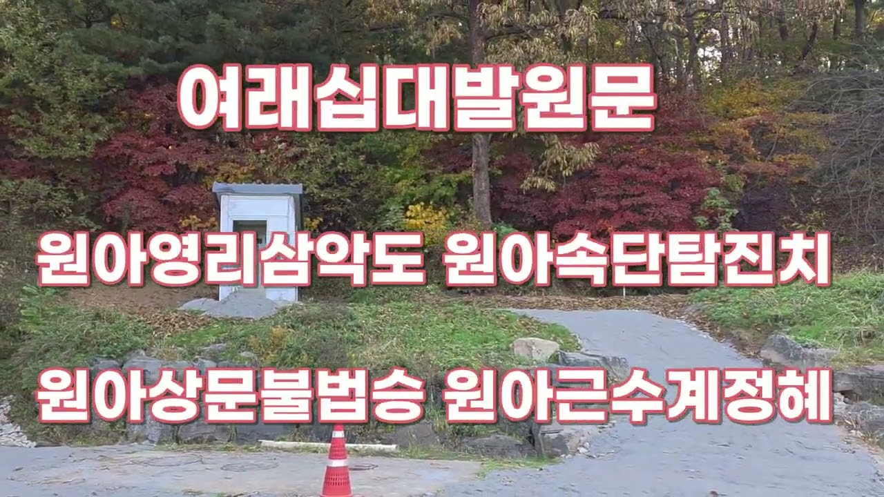 천수경 3독 _세종 구룡사 독송 수행 프로젝트  _세종 구룡사 성욱스님