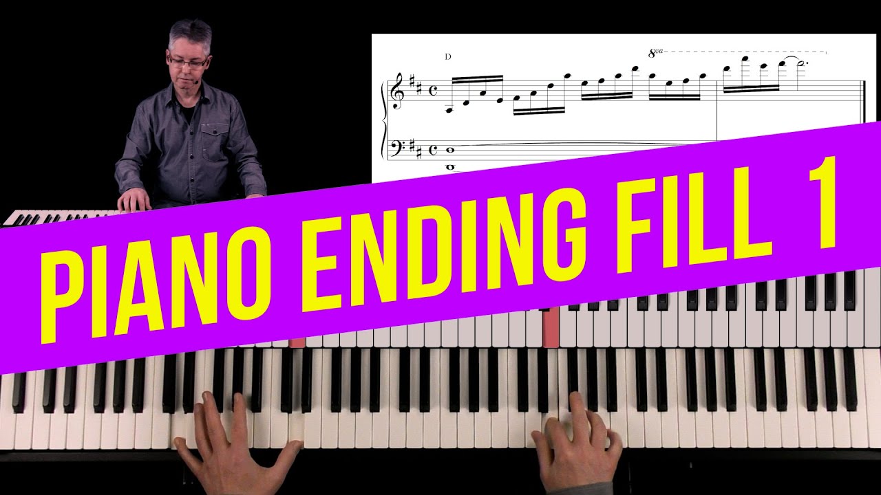 Piano Ending Fill #1,  Piano Tutorial by Michael Gundlach