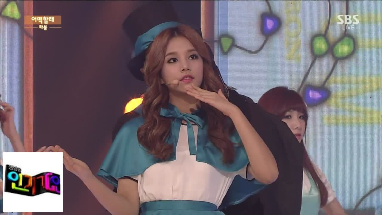 [LABOUM] Что ты хочешь делать @ Популярная песня Inkigayo 141109