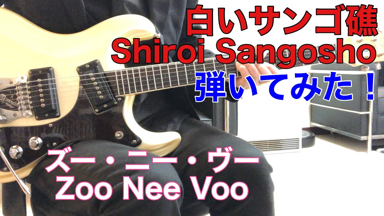 白いサンゴ礁 ズー・ニー・ヴー TOMO幸さんのリクエストです。Shiroi Sangosho／Zoo Nee Voo 1969年 モズライトギターで弾いてみた！USA mosrite guitar