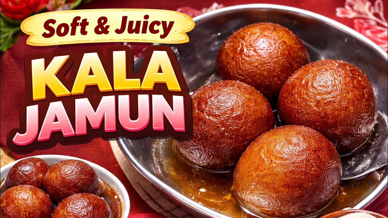 Soft & Juicy Kala Jamun Recipe | Ghar Par Asaan Tarike Se Kala Jamun Banaye