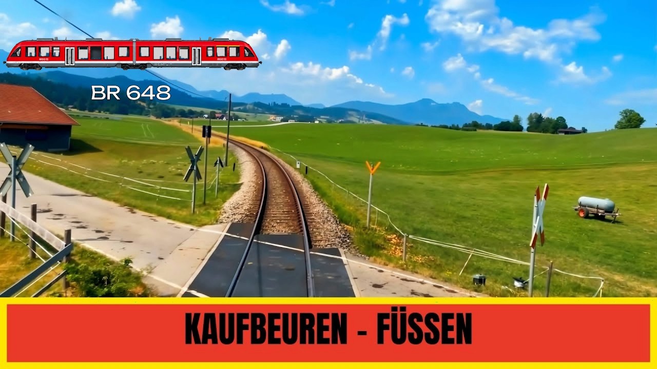 ★ Cab Ride Germany: Kaufbeuren - Füssen