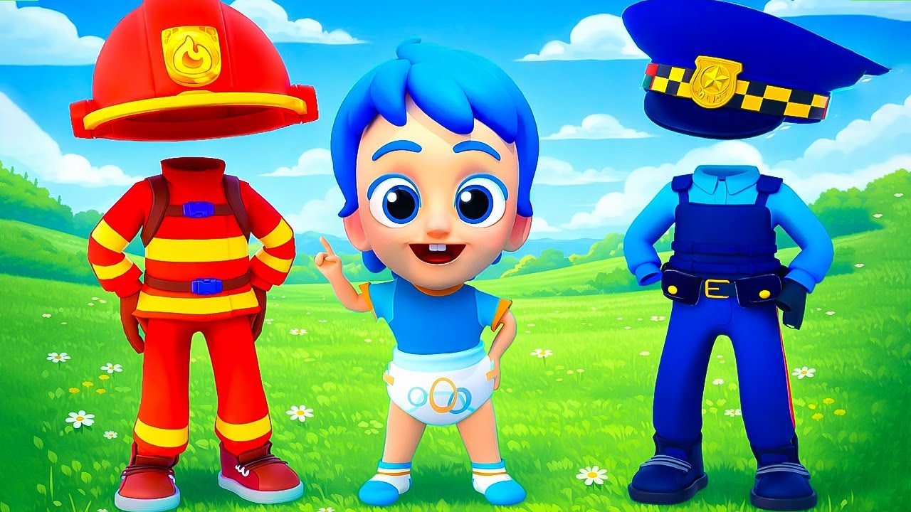 Colors with Professions | Leran Colors + more Kids Songs by Nomad Kids Cartoon