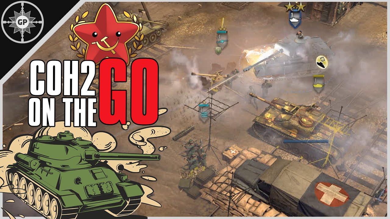 Death by Partisan and T-34 Swarm! - COH2 on the GO!