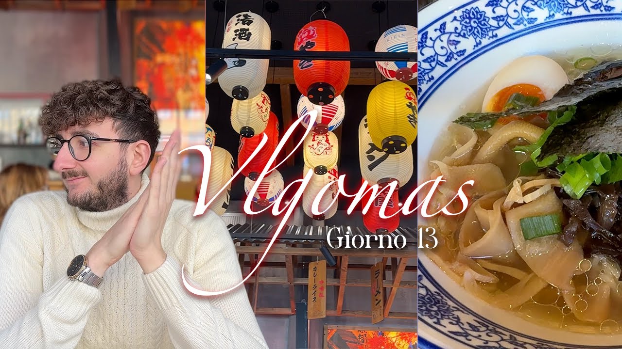 Francesco prova il Ramen per la prima volta 🍜 (e anche un pò di Shopping 👀) | #vlogmas DAY 13