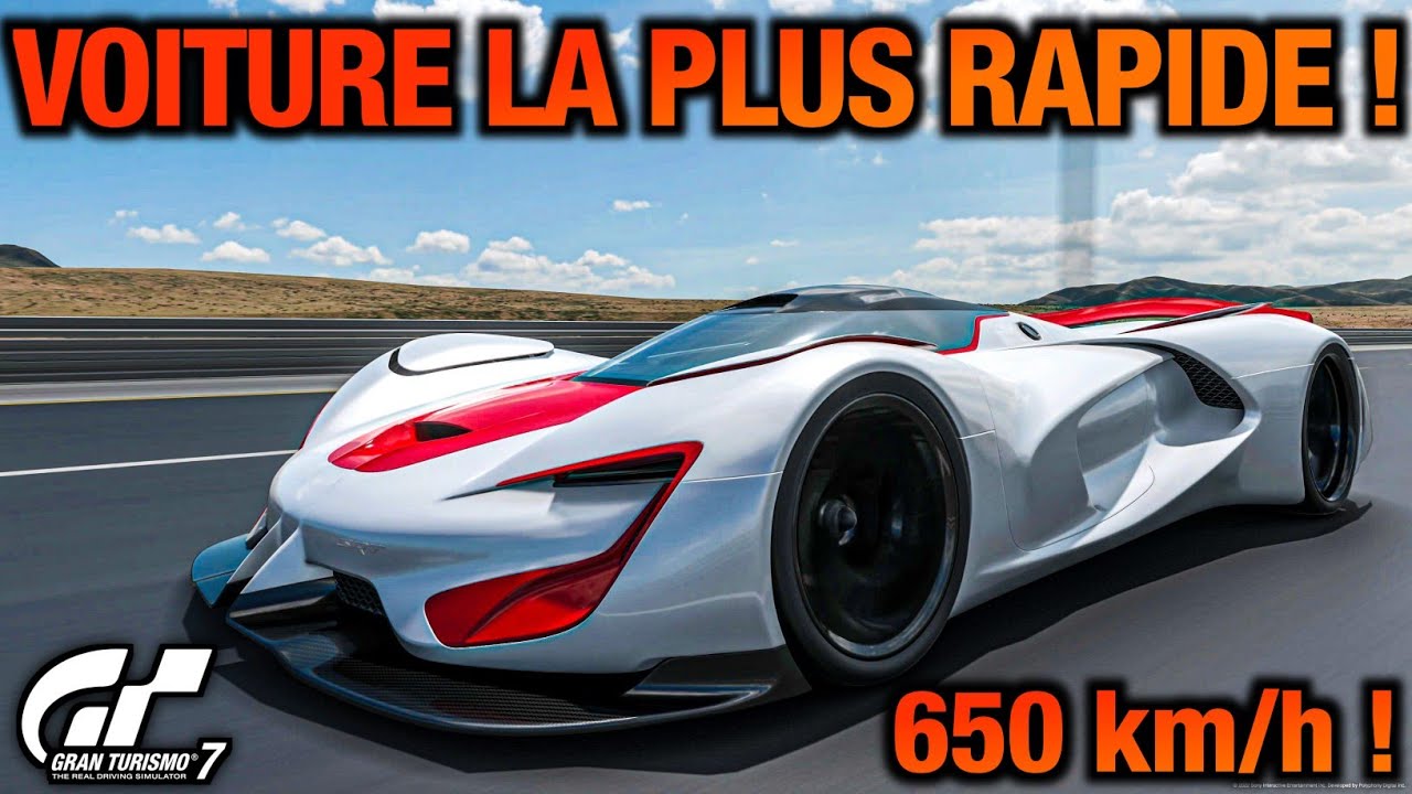GRAN TURISMO 7 - LA VOITURE LA PLUS RAPIDE DU JEU ! SRT Tomahawk X VGT