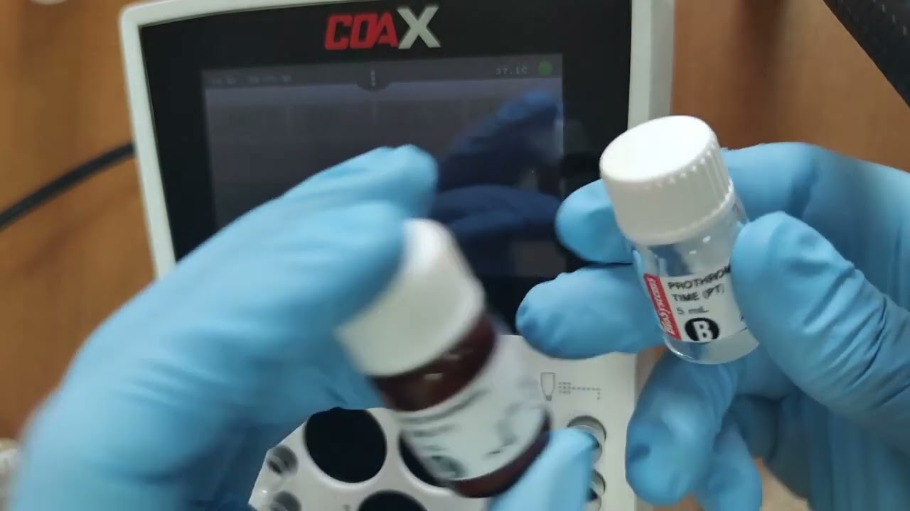 Відео інструкція на коагулометр BioSystems CoaX 4