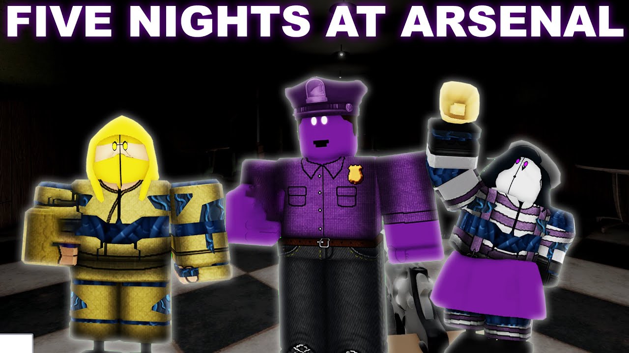 ALL 5 NIGHTs ARSENAL WINS and SKINS | Roblox