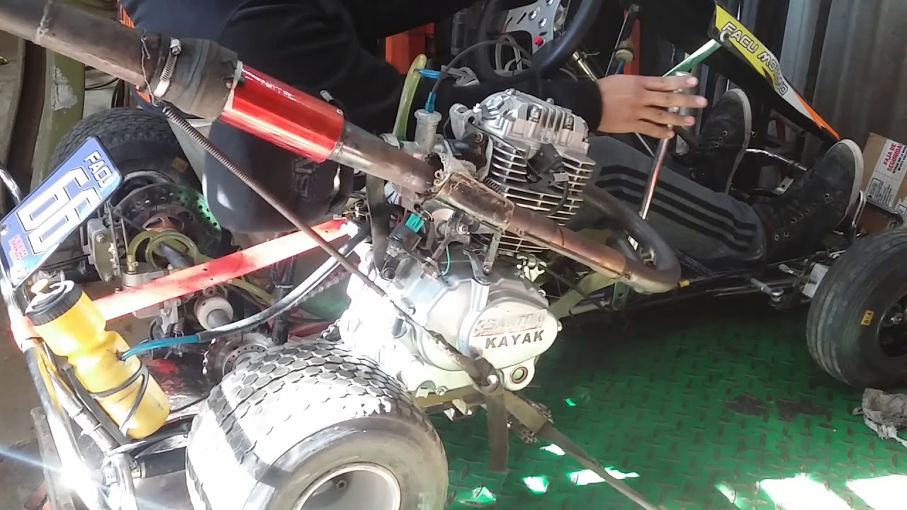 Test kart motor kayak 150 cc