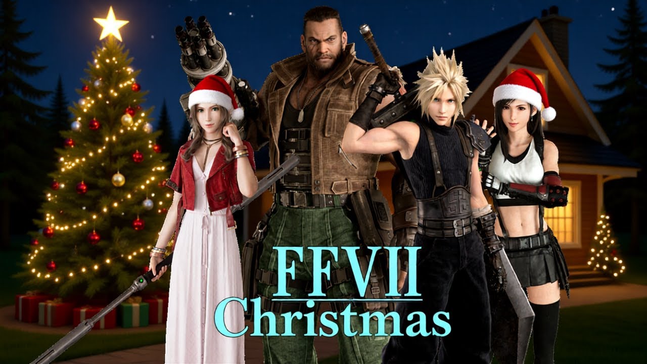 Рождественский спецвыпуск Final Fantasy VII | Персонажи желают вам счастливого Рождества