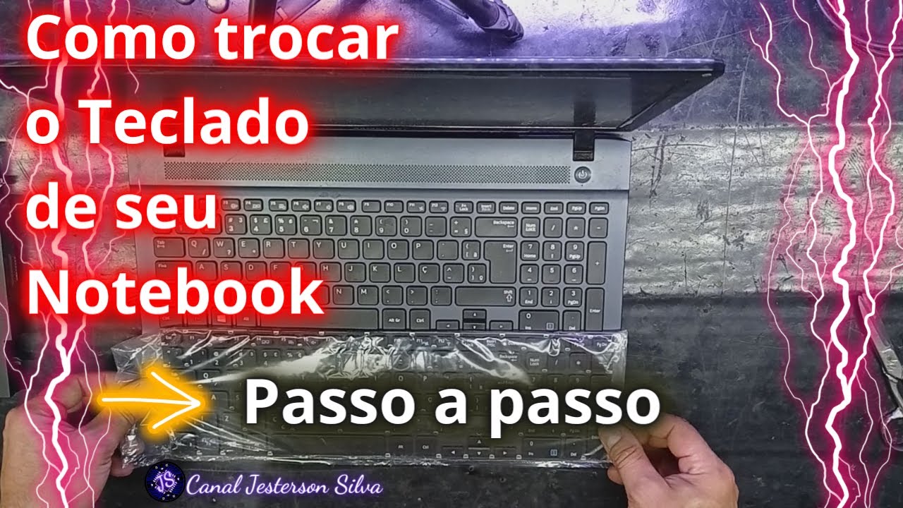 Como trocar o  teclado do note Samsung NP270E5G(Tutorial completo)