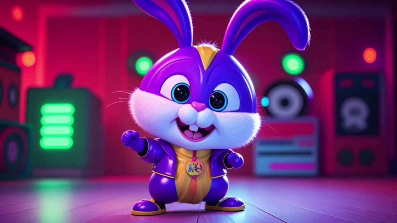 Bunny Twist Boogie 🐰💃 | Fun & Groovy Dance Song