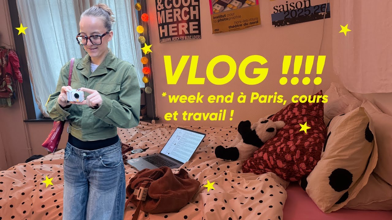 vlog week end à paris et taff !