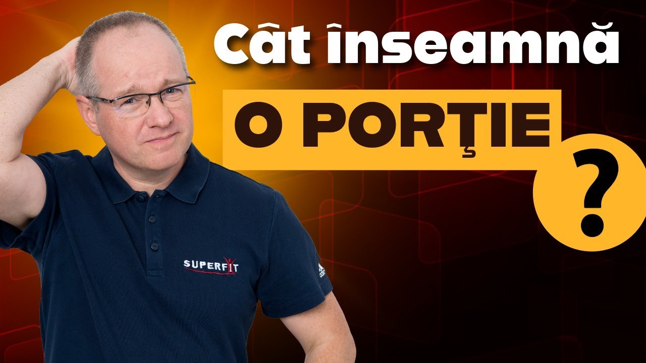 Cât înseamnă, de fapt, o porție normală de mâncare? Vei fi surprins!