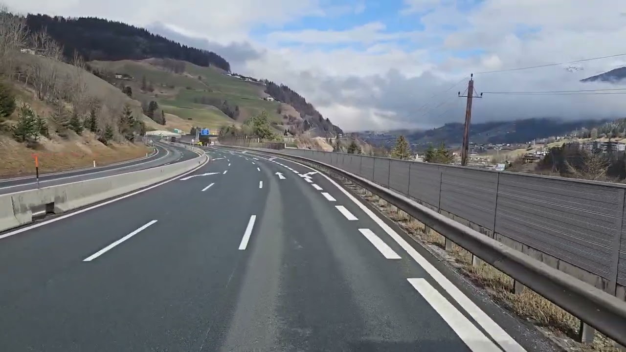 397 4K POV Real Truck Driving MAN TGX 520 Italy to Austria to Switzerland p2
