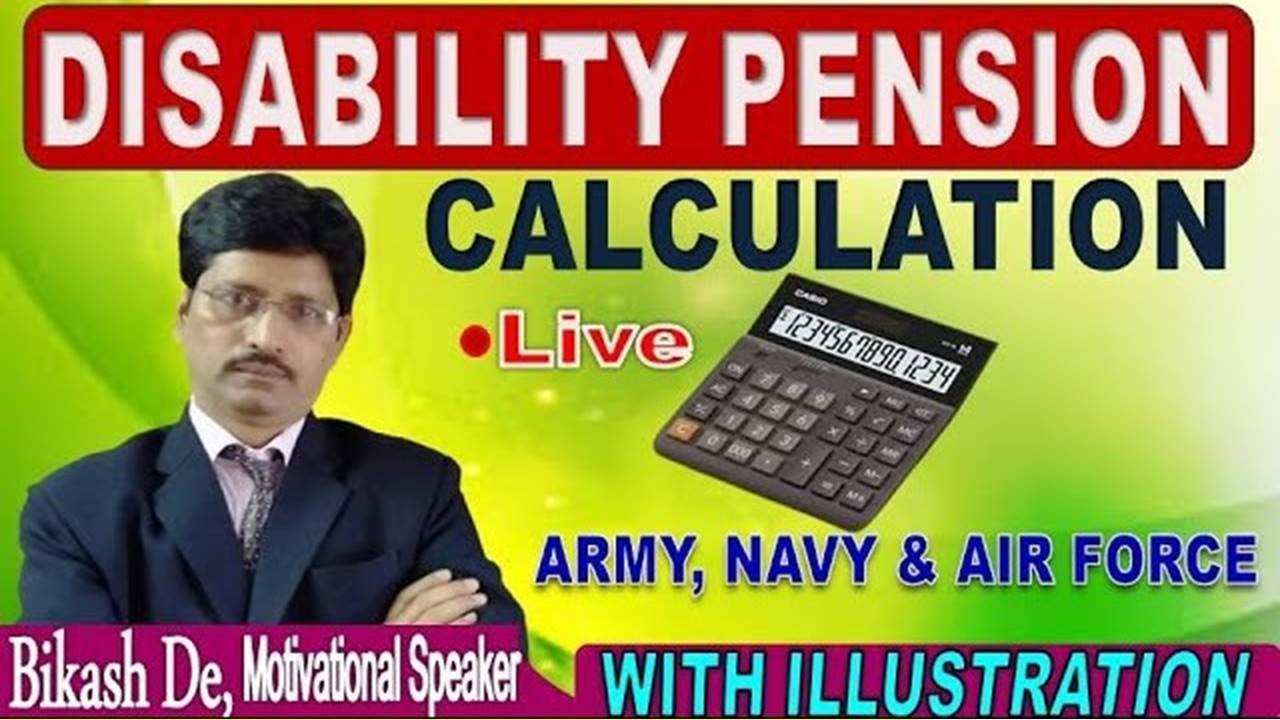 Calculate your Disability pension | For Army Navy Airforce retirees