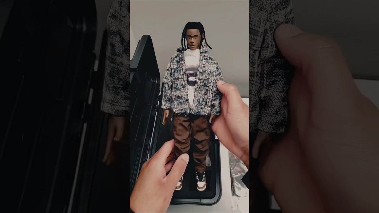 Travis scott 1/6 GOON action figure...🔥 #travisscott #unboxing #explorepage #hypebeast