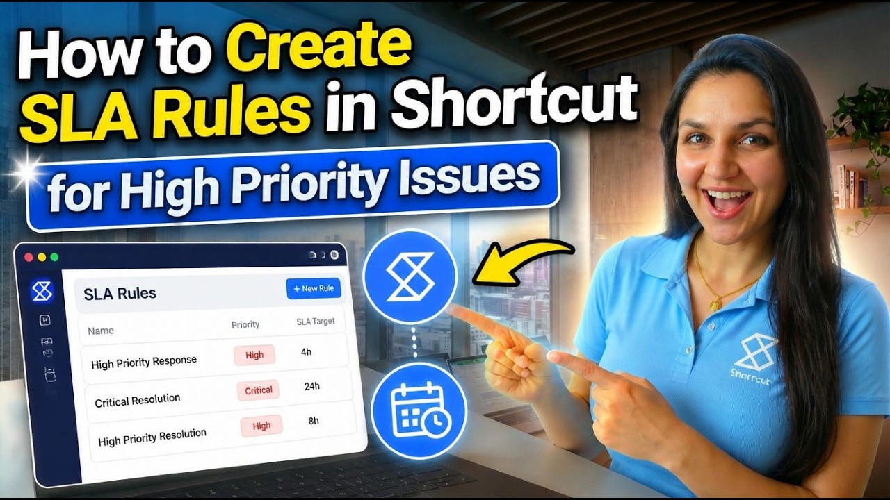 Как создать правила SLA в Shortcut для задач с высоким приоритетом