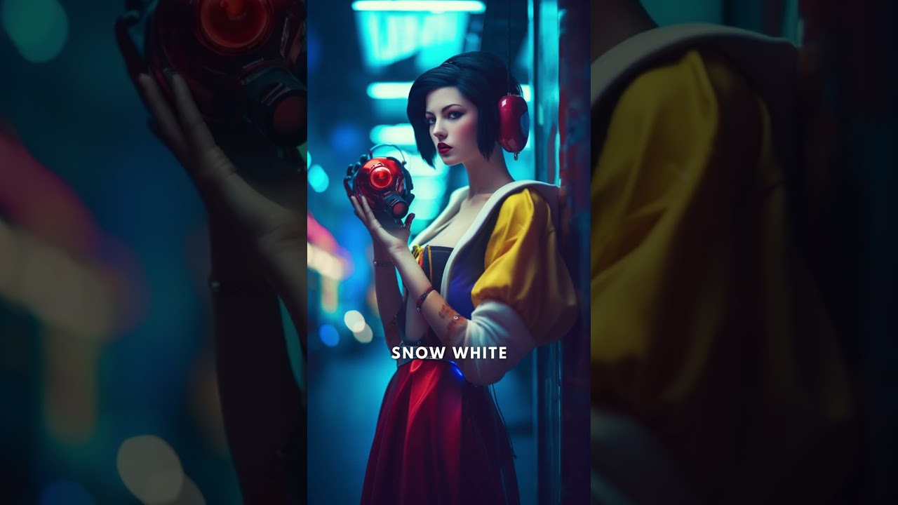 Fairy Tale Princesses in Cyberpunk Universe | AI Generated Art