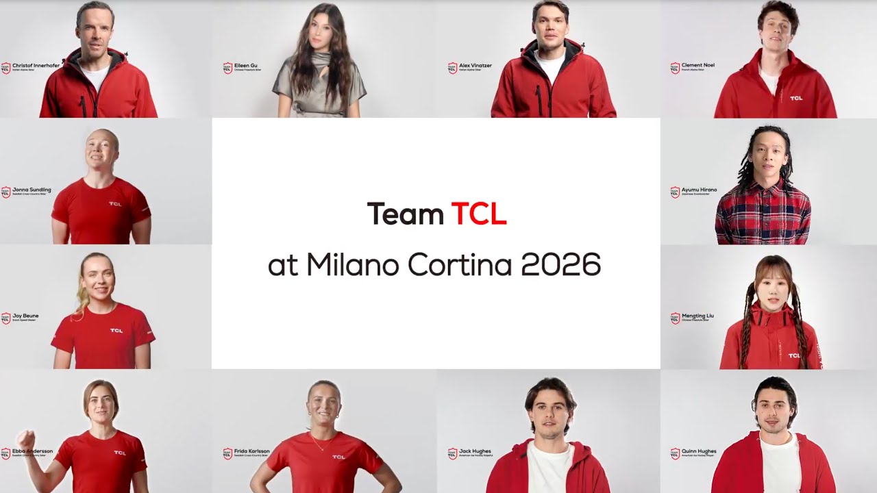 Countdown to ​@MilanoCortina2026WinterGames with Team TCL!