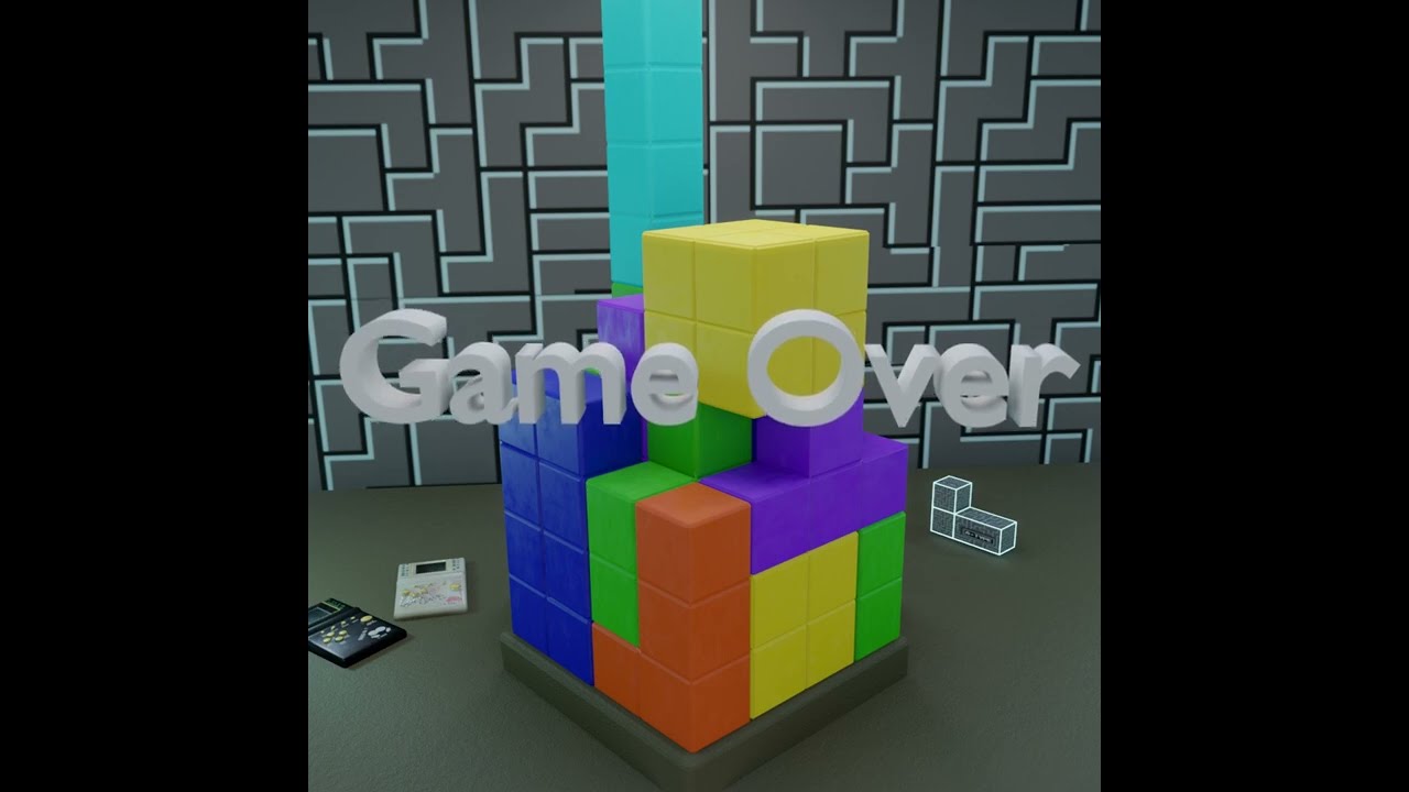 tetris 3d #shorts
