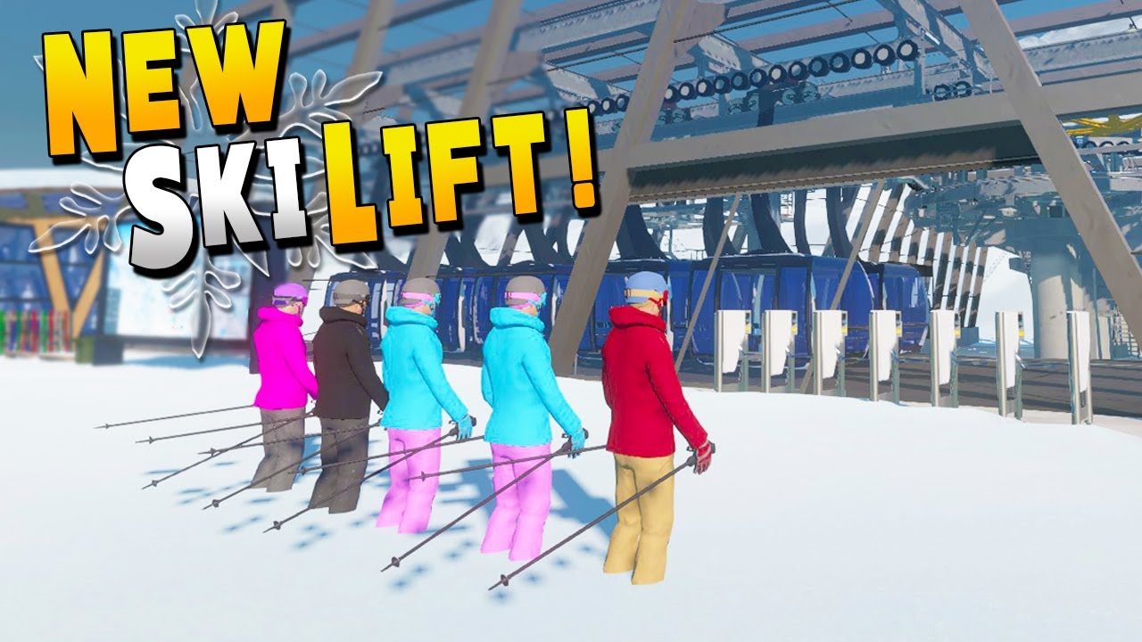 Building a New Ski Lift Causes An Avalanche - Winter Resort Simulator Gameplay