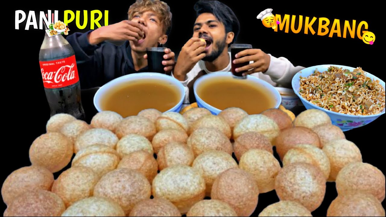 PANI PURI MUKBANG🔥🌶️🥵// pradeep darnal
