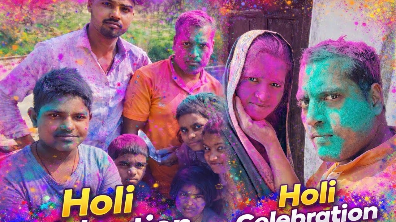 Holi Celebration 2026#dhruvkiduniya 