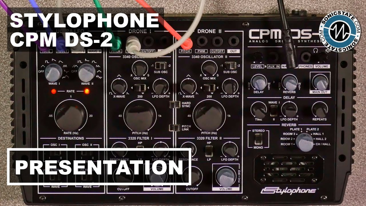 Презентация дрон-синтезатора Stylophone CPM DS-2 SonicLAB