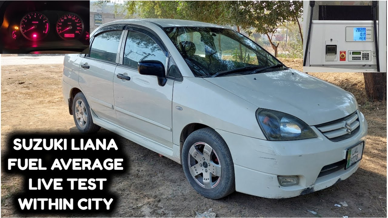 Suzuki Liana Fuel Average In Pakistan | Liana RXI Petrol Average Per Liter Within City