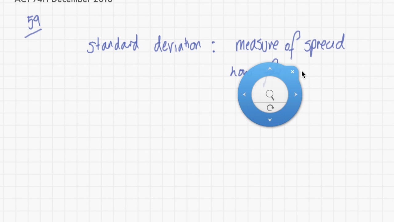ACT December 2016 Math Question 59 (Form 74H)