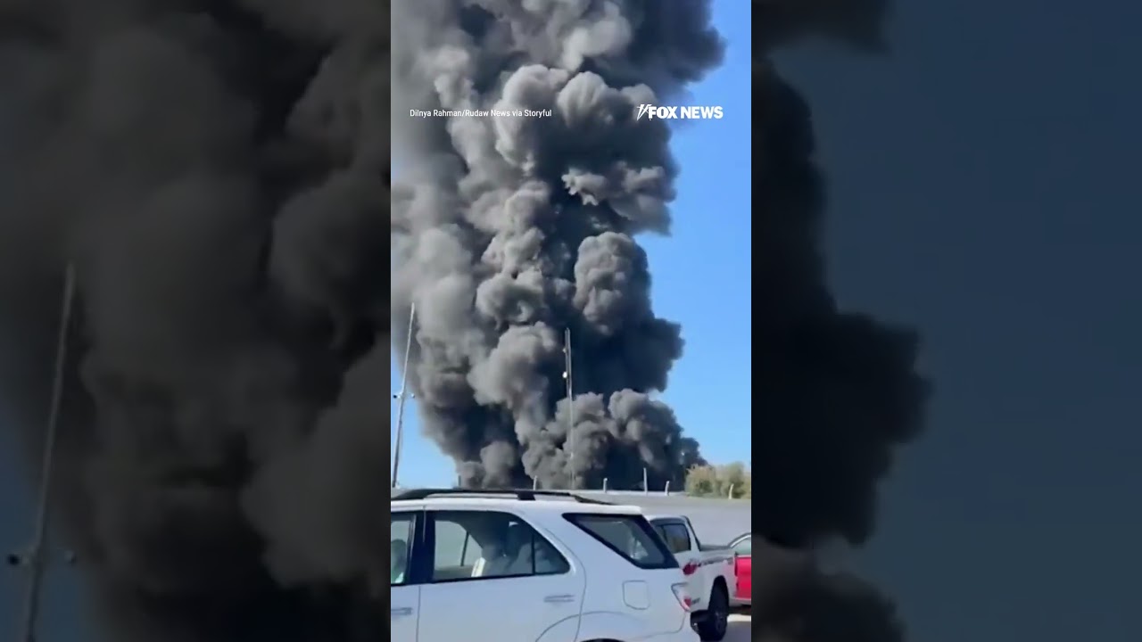 NEW: Massive fire erupts at an oil facility in Iraq after reported drone strikes