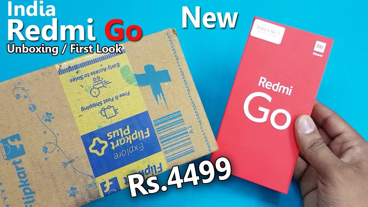 Redmi Go Quick Unboxing / First Look ( Indian Unit ) || Redmi Go Specifications || Redmi Go Review