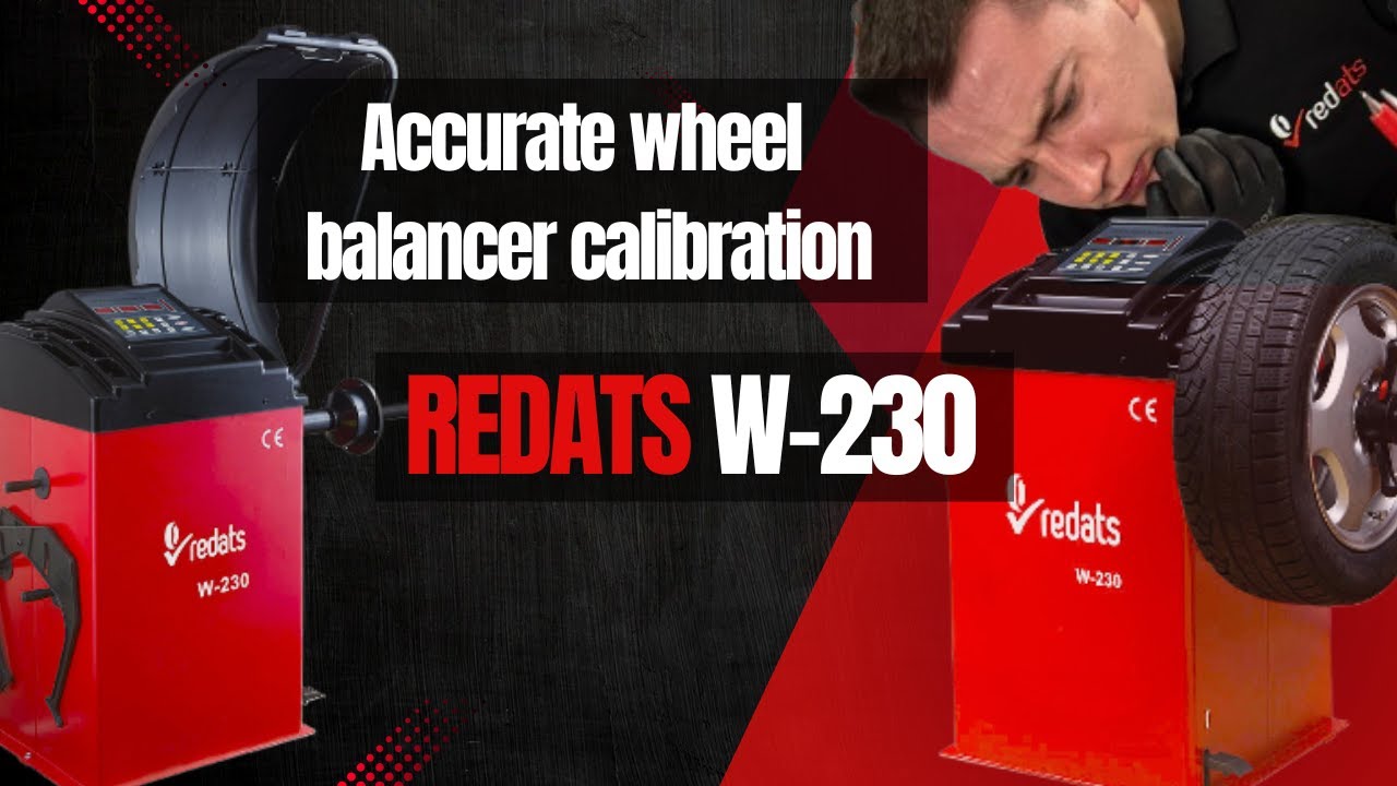 REDATS W-230 Wheel Balancer – Accurate Calibration | Distance, Diameter, Imbalance Sensors