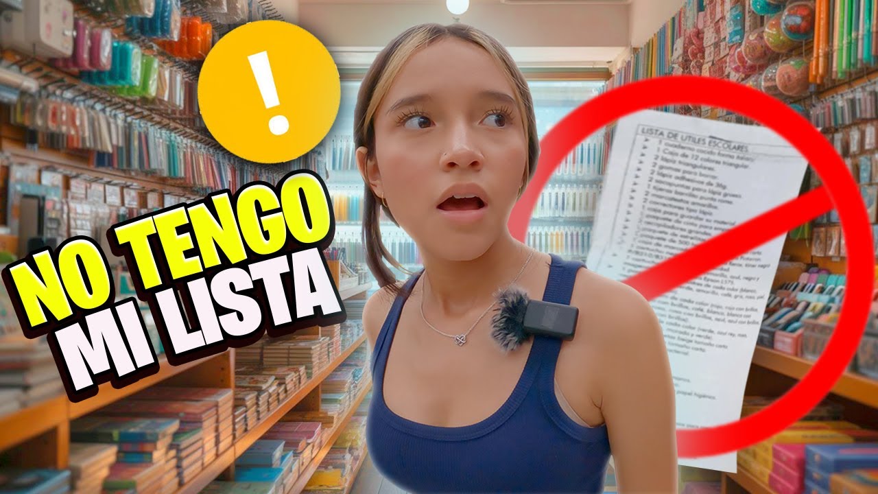 VAMOS A COMPRAR LOS ÚTILES ESCOLARES PARA LA PREPARATORIA 