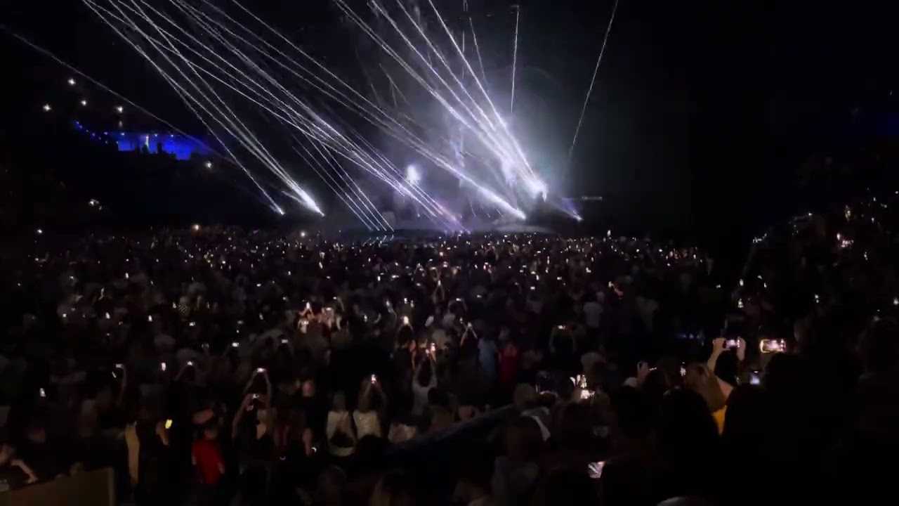 Kylie Tension Tour opening song at the RAC Arena Perth