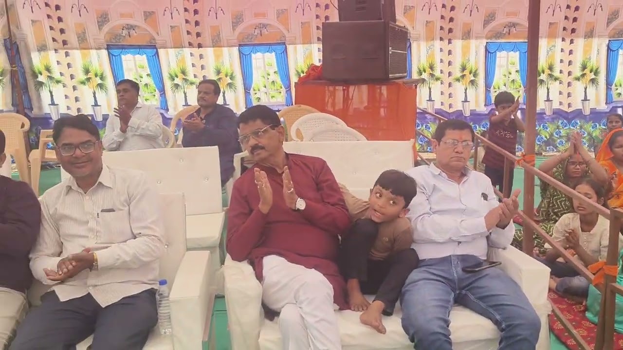 DAY 7 Shri Ram Katha Vatva Ahmedabad #Bhajan chalo bulava aaya hai mata ne bulaya hai