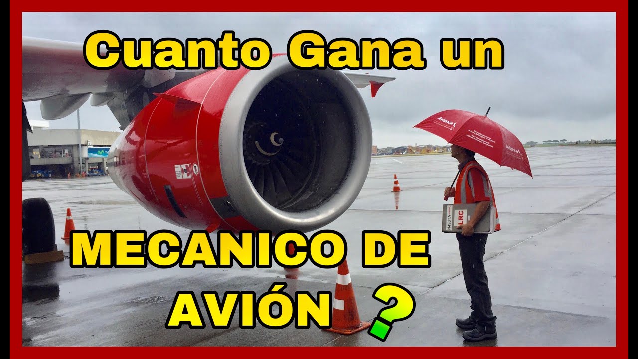 CUANTO GANA un Tecnico Aeronautico? (MECANICO DE AVIONES) 🔴