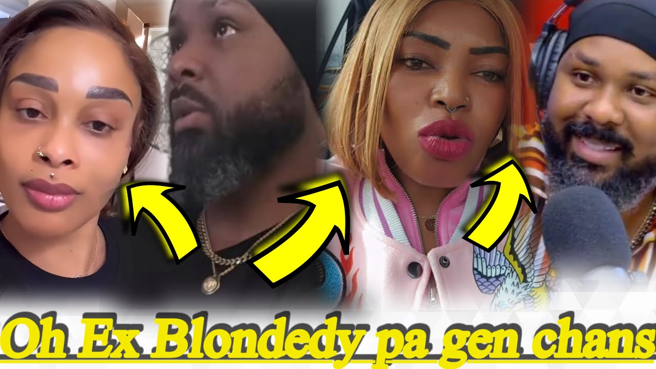 BLONDEDY PRAN MOVE KALÒT🙆‍♂️PREFERE LI PAT JANM FE DEKLASYON SA😳DPERFECT SANTIL IMILYE🥱