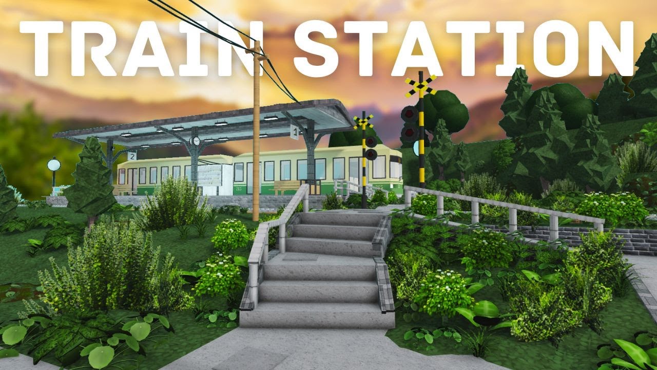 Bloxburg | Building a Train Station!
