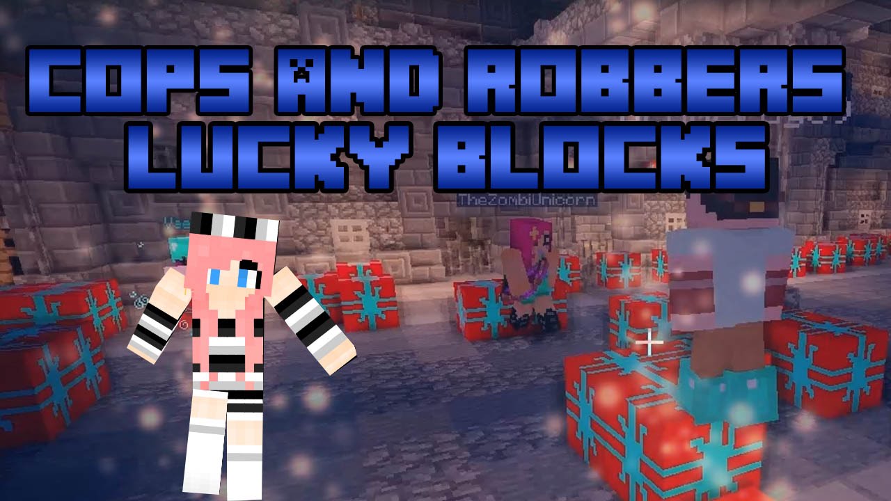Lucky Blocks Christmas Cops and Robbers | With Friends