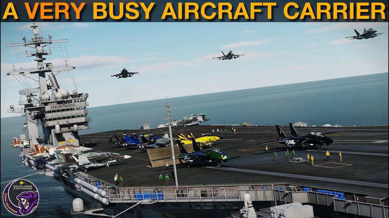 W.E.C Campaign: DAY 1 Busy Carrier Operations | DCS WORLD