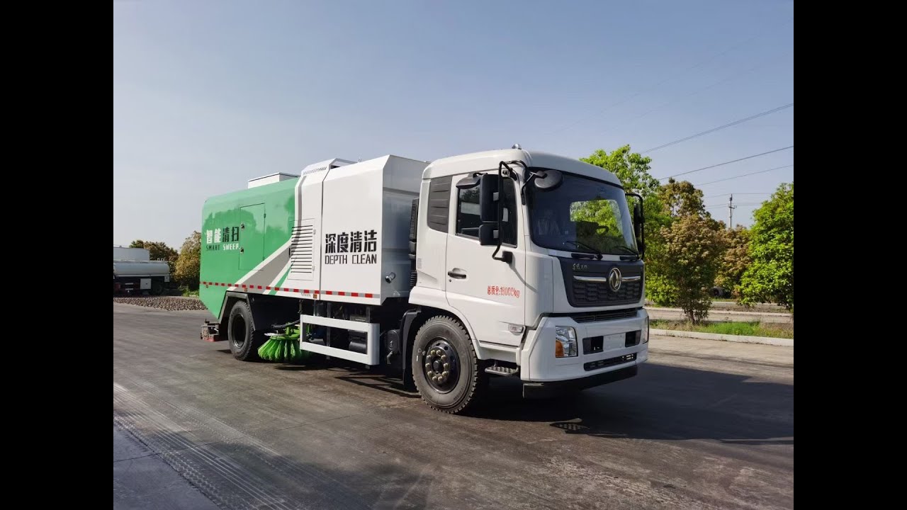 Dongfeng Street Road Sweeping Sweeper Power Dust Vehicle Truck