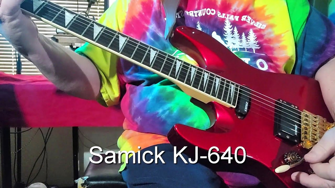 Samick KJ 640 Electric Guitar - Sound Demo