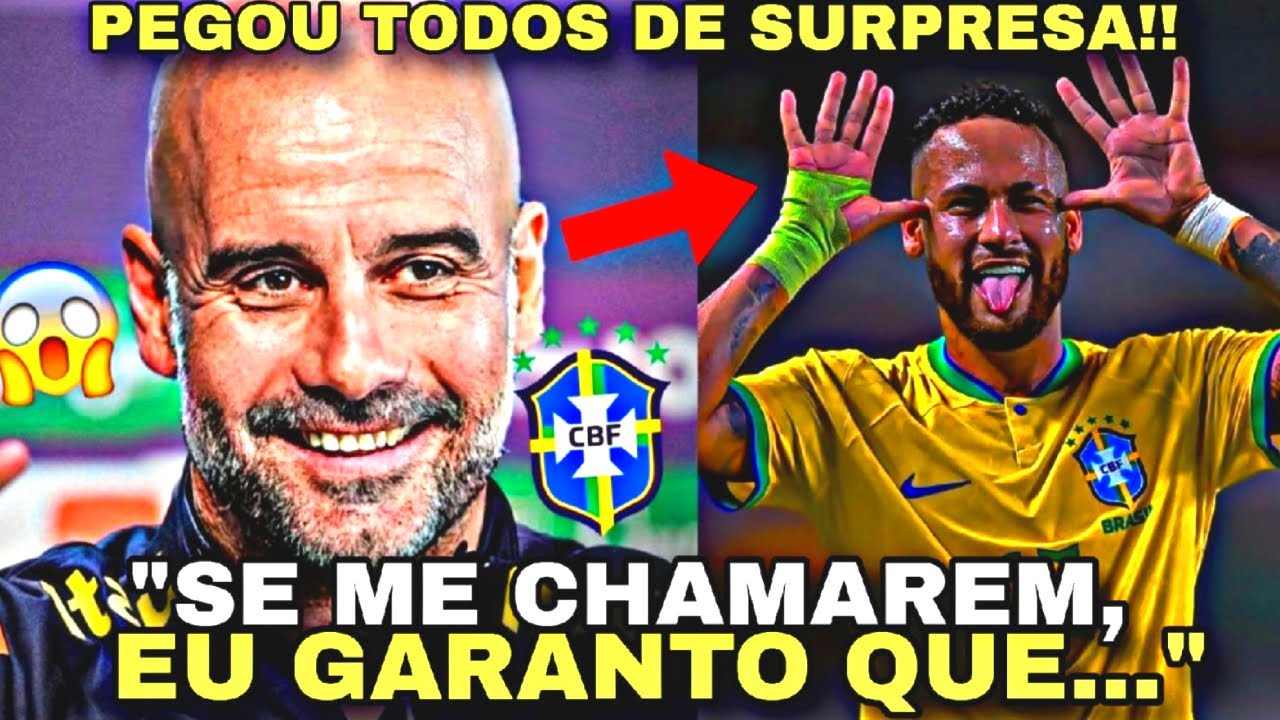 🚨🚨GUARDIOLA FALOU ISSO sobre TREINAR a SELEÇÃO BRASILEIRA!! AGORA VAI!??