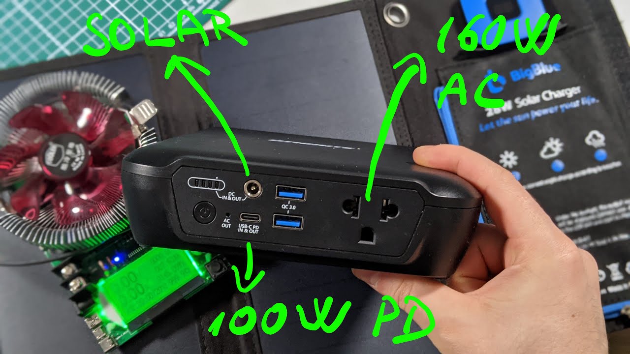 Litionite Raiden 41600mAh “Portable” Power Station with Solar MPPT / Power delivery and 160W AC