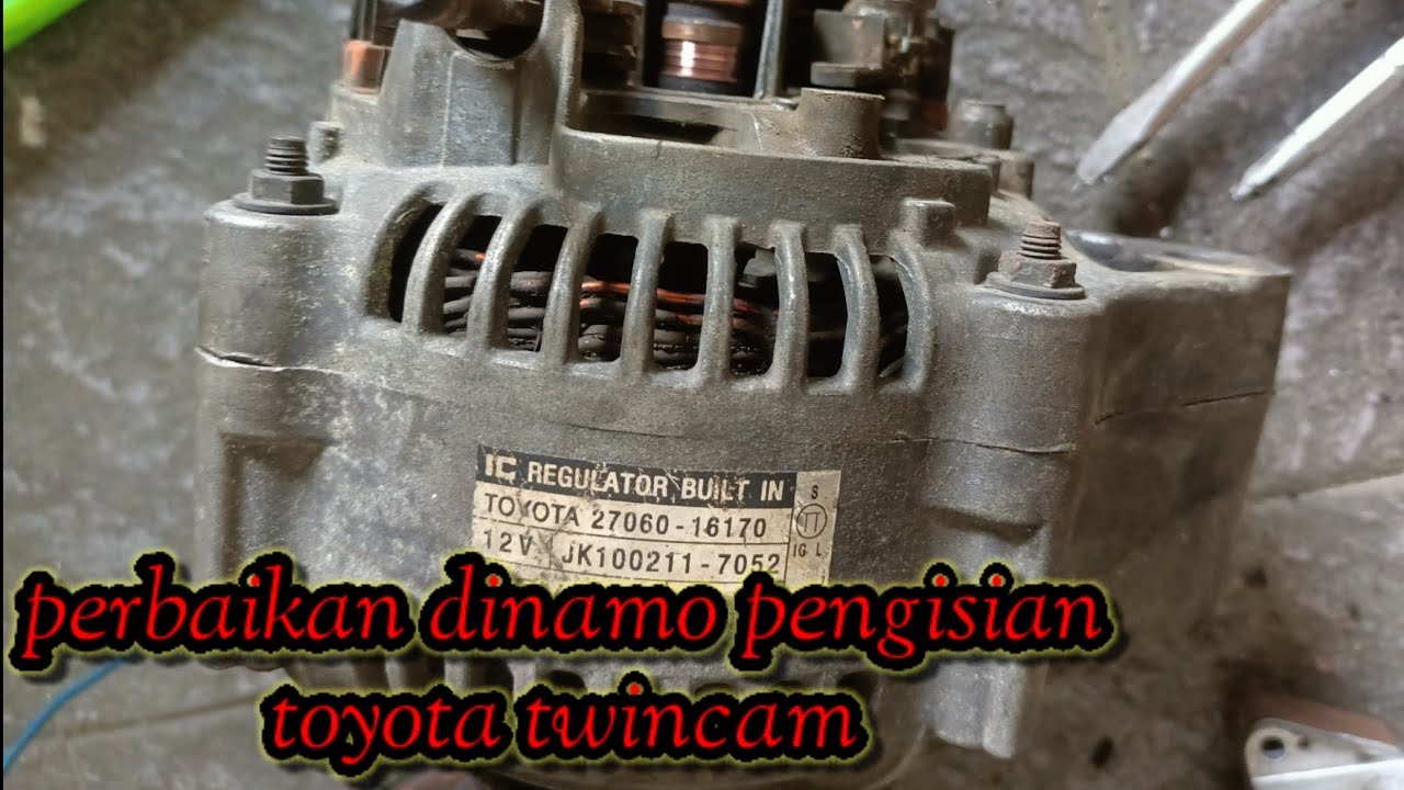 ngoprek dinamo pengisian toyota twincam